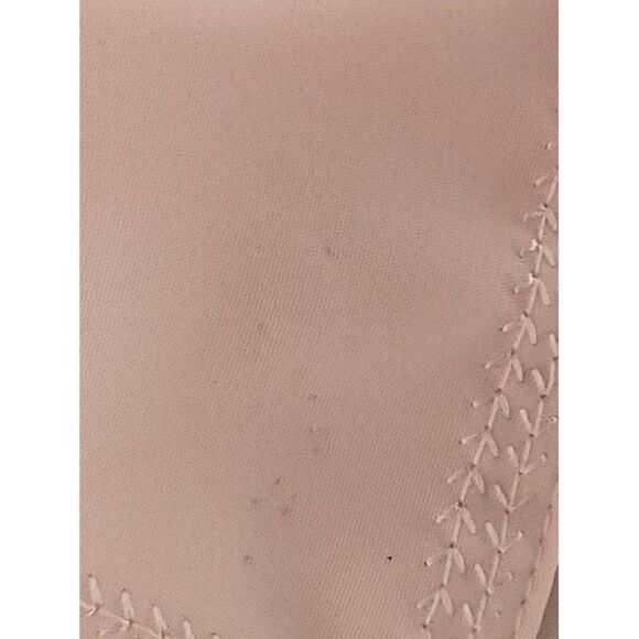 Notations Vintage Light Pink Button Front Long Sleeve Shirt with Embroidery Size - Picture 8 of 9